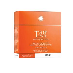 (5) Self Tan Towelettes, Total Body Tan (DARK)